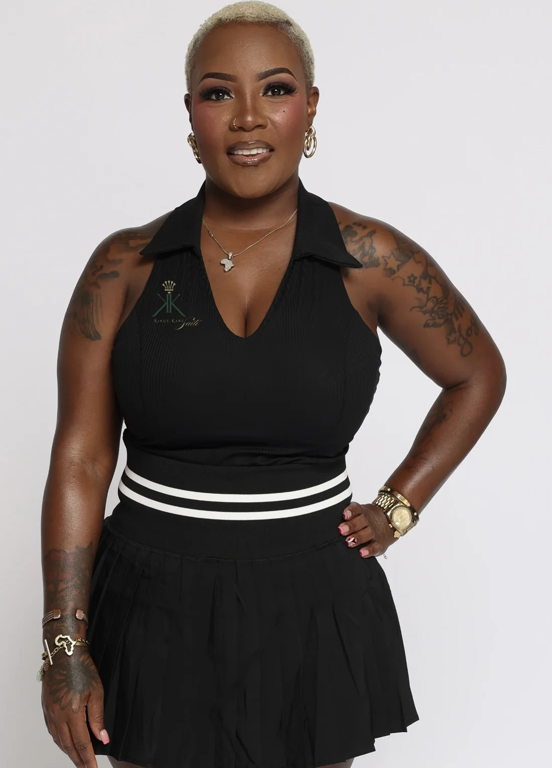 Tareva McCray, Black female barber and owner of Kings Kare Tampa barbershop